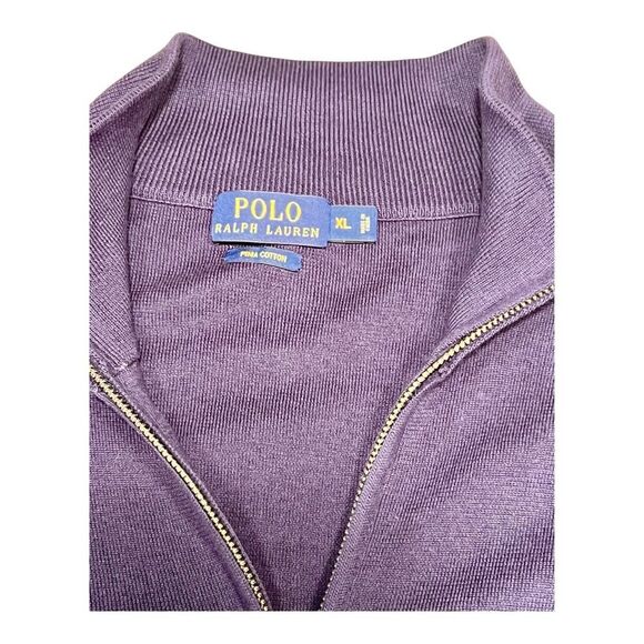 Polo by Ralph Lauren Navy Men's Sweater Vest Pima Cotton size XL - Picture 3 of 5